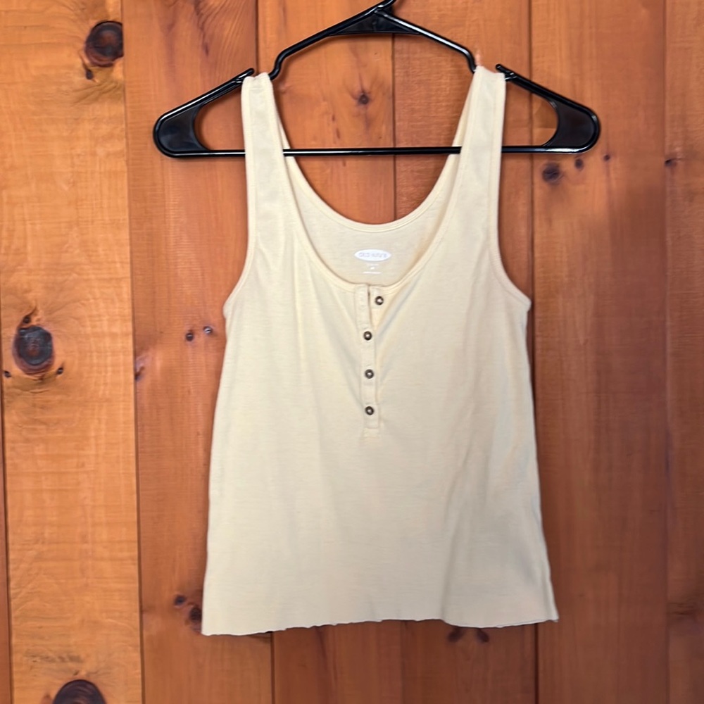 🔴Yellow Tank Top